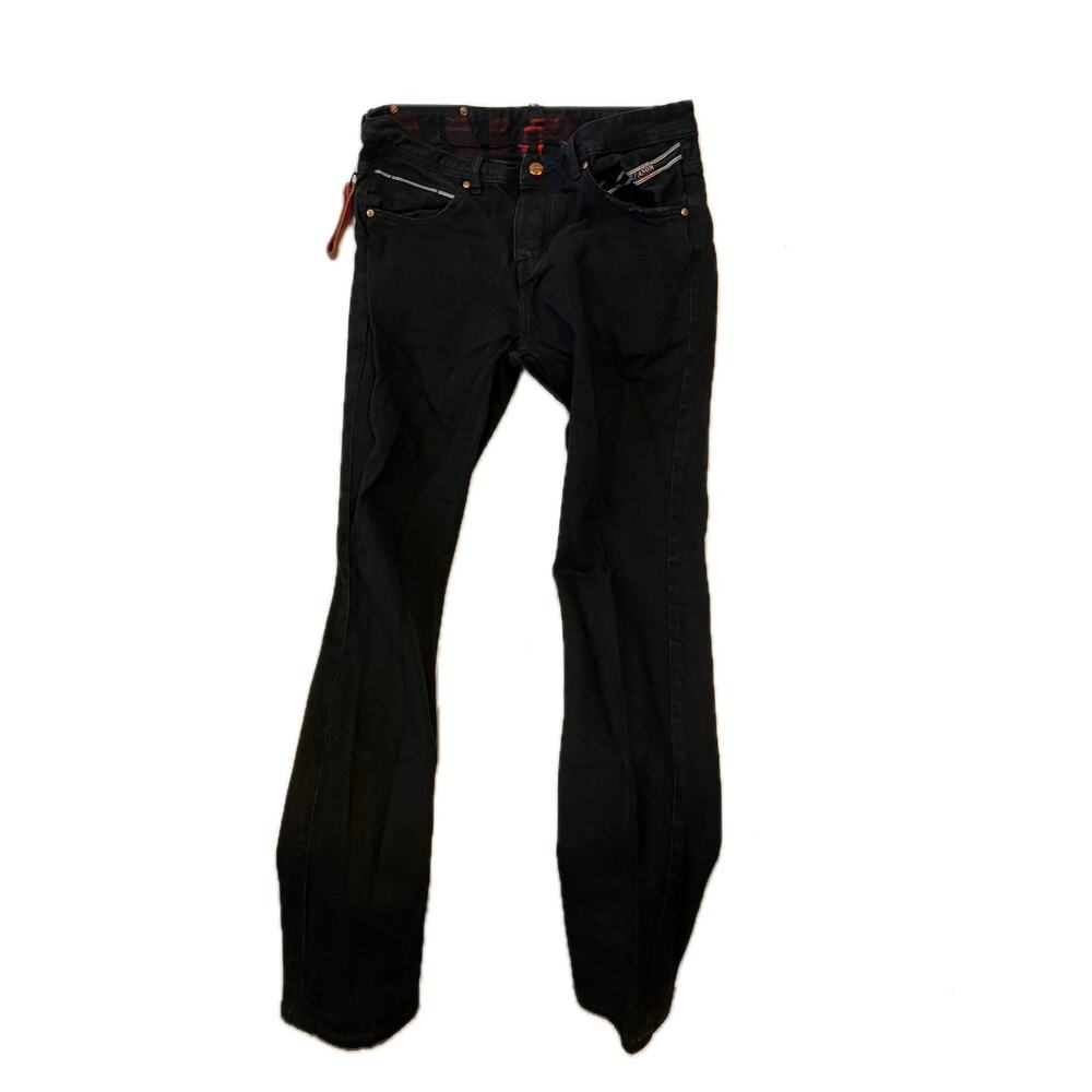 ANOM Selvedge Weaving Slim Black Jeans Men's 30x30